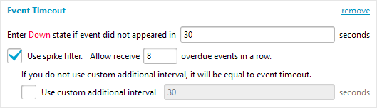 Event timeout sample