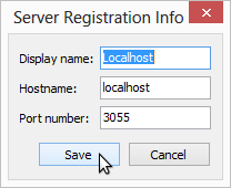 Flamerobin: server registration