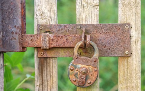 Rusty lock