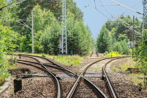 Fork of railroad