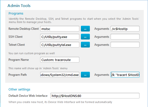 Admin Tools