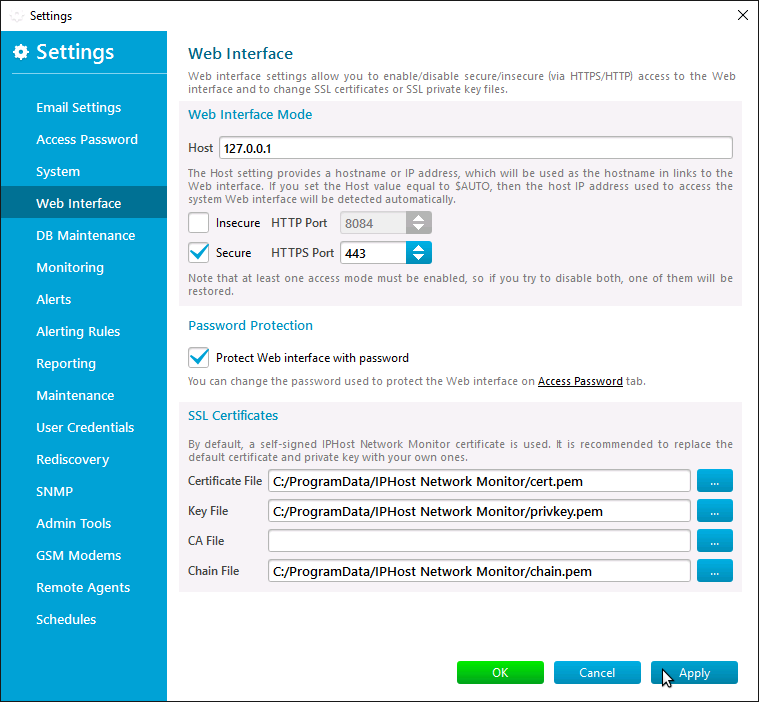 Setting SSH key access